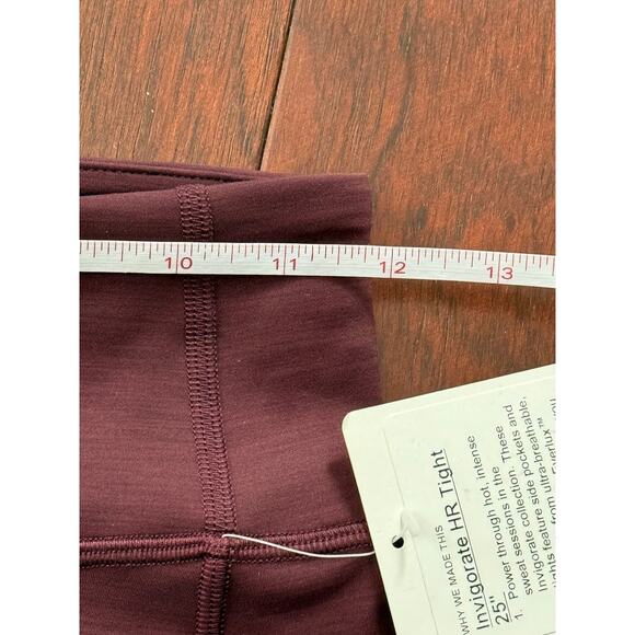 Lululemon Invigorate High-rise Leggings 25 inch Women Size 4 W5CQLS In HCAS NWT - Picture 15 of 16
